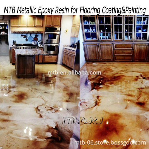 Metalic epoxy resin for floor coating, epoxy primer, clear epoxy for top coat
